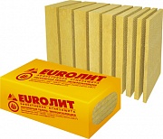 Плита огнезащитная теплоизоляционная "EURO-ЛИТ" 80 (1000*600*50)