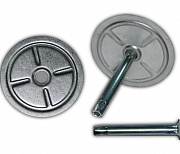 Металлический анкерный крепёжный элемент «Mungo». Штифт 8*80,110,140,170,200,250 и диск 10,5*70